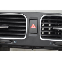 Bocchette Aria Centrali + Cornice Rivestimento Volkswagen Golf VI Dal 2008 al 2014 Cod 5K0819728  1789638285193
