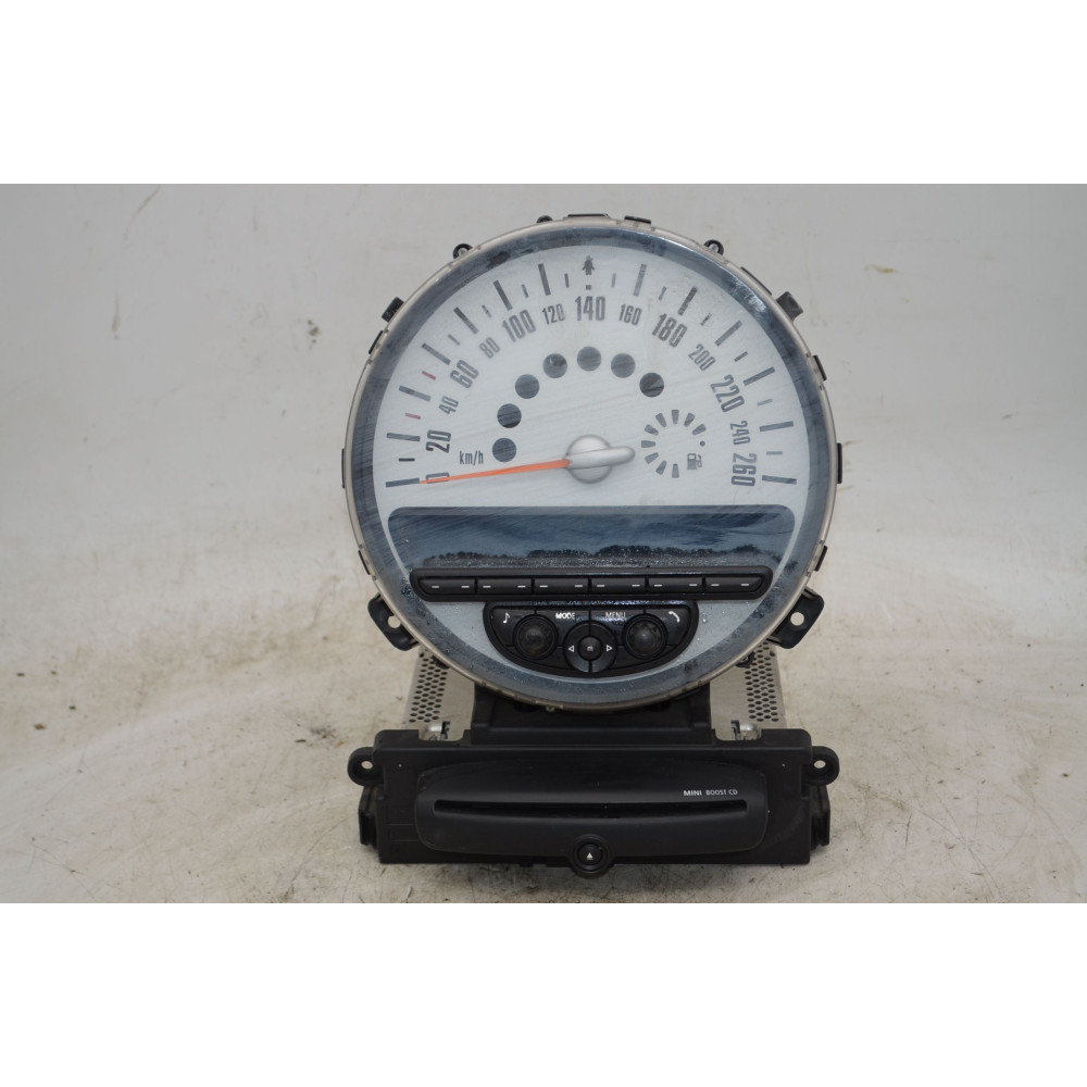 Strumentazione Contachilometri Completa + Autoradio Mini Countryman R60 Dal 2010 al 2017 Cod 65123456877  1790839328398